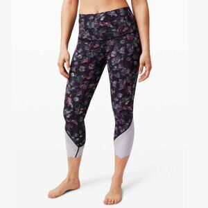 Lululemon Wunder Under Crop High-Rise Roll Down Luxtreme Activate Floral Multi